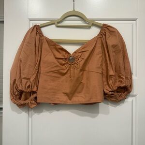 Abercrombie Poplin Top